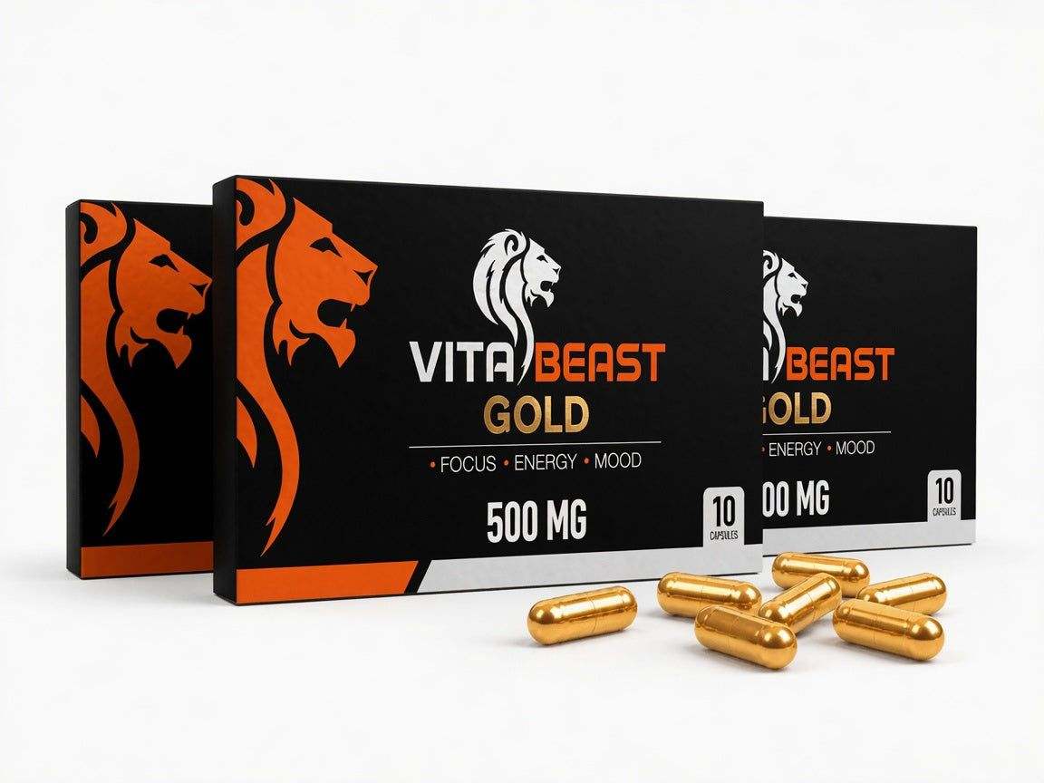 VitaBeast Gold 500 mg – Complément Alimentaire Premium