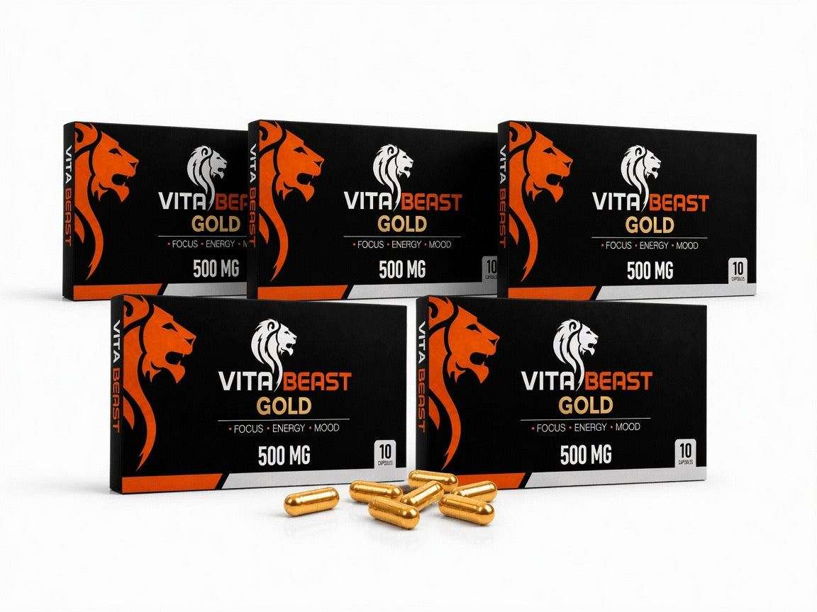 VitaBeast Gold 500 mg – Complément Alimentaire Premium