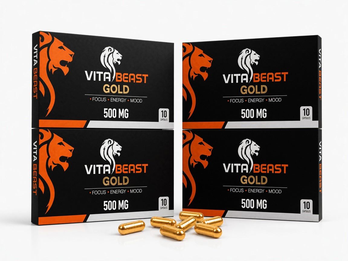 VitaBeast Gold – Complément Alimentaire Premium – 500 mg