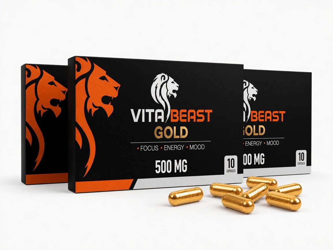 VitaBeast Gold – Complément Alimentaire Premium – 500 mg