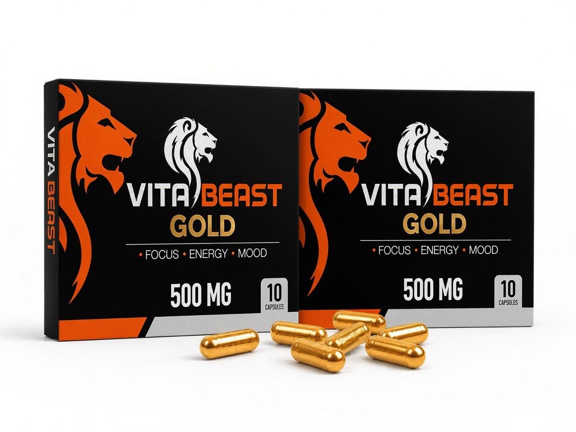 VitaBeast Gold – Complément Alimentaire Premium – 500 mg