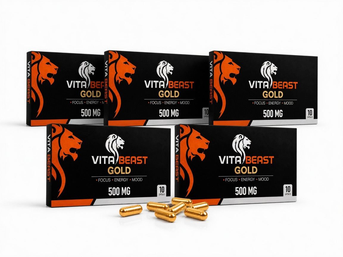 VitaBeast Gold – Complément Alimentaire Premium – 500 mg